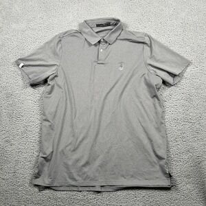 RLX Ralph Lauren Polo Shirt Mens‎ XL Gray Golf Cactus Logo Performance Active